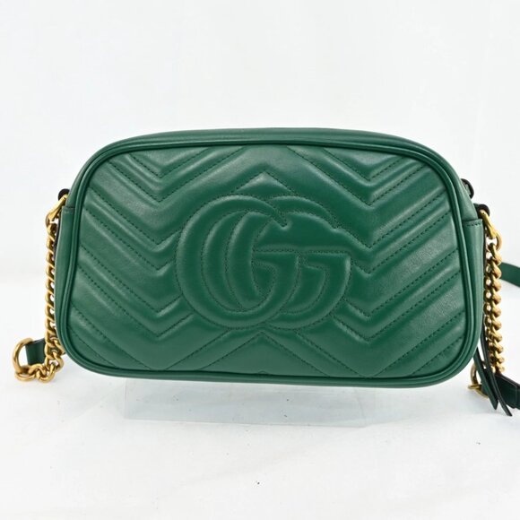 Authentic GUCCI GG Marmont Chain Shoulder Bag bsj870-110625 - Picture 2 of 16